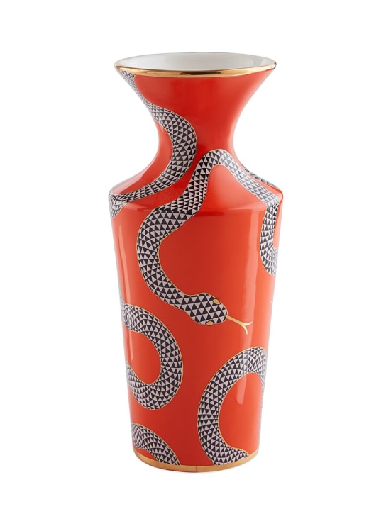 Jonathan Adler: Eden cuff porcelain vase - Orange - ecraft_0 | Luisa Via Roma
