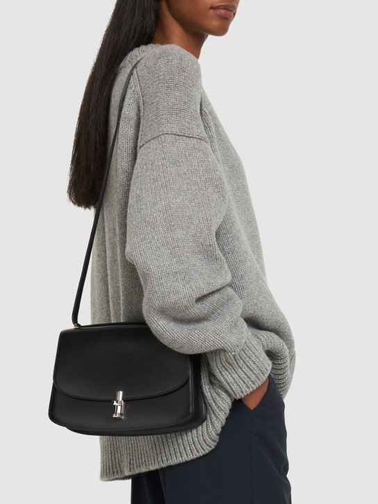 The Row: Sofia 10 leather shoulder bag - Black - women_1 | Luisa Via Roma