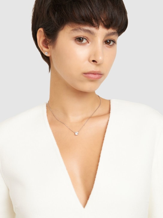 SWAROVSKI: Constella necklace & earring set - Silver - women_1 | Luisa Via Roma