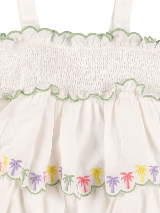 Zimmermann: Kleid aus Baumwollmusselin - Weiß - kids-girls_1 | Luisa Via Roma