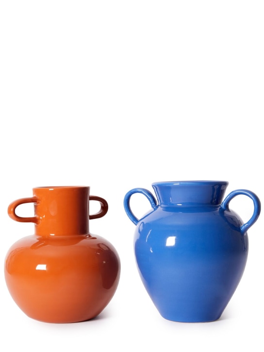 The Conran Shop: Solid stoneware vase - Blue - ecraft_1 | Luisa Via Roma