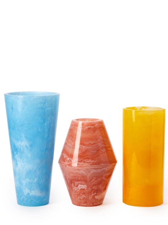 The Conran Shop: Pamana Yellow cylindrical vase - Yellow - ecraft_1 | Luisa Via Roma