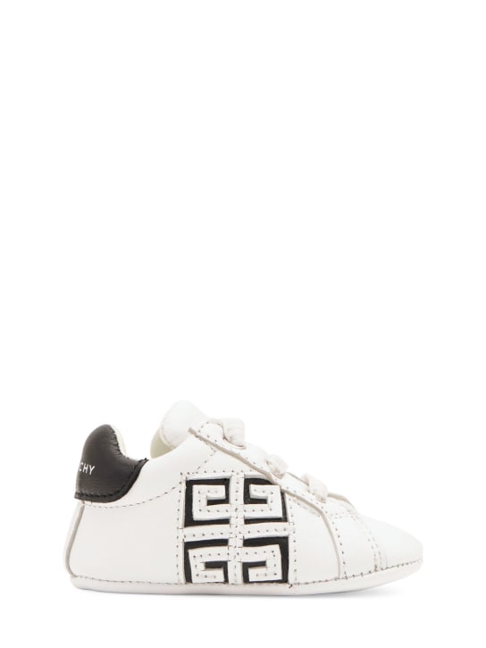 Givenchy: Mules in similpelle - Bianco - kids-girls_0 | Luisa Via Roma
