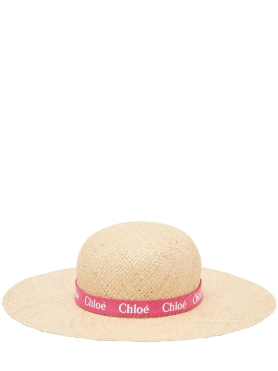 Chloé: Sombrero tejido - Beige - kids-girls_0 | Luisa Via Roma