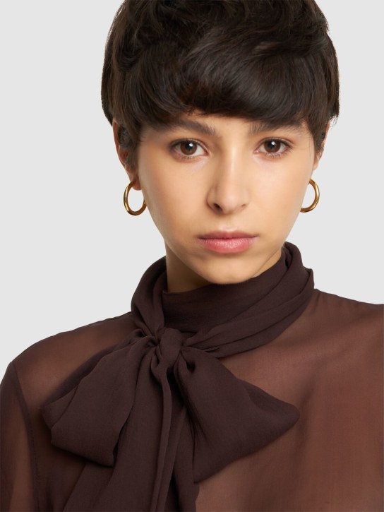 Federica Tosi: Eva hoop earrings - Gold - women_1 | Luisa Via Roma