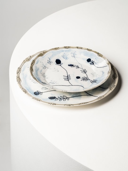 Marni By Serax: Set of 2 Mirtillo Tea plates - Blue - ecraft_1 | Luisa Via Roma