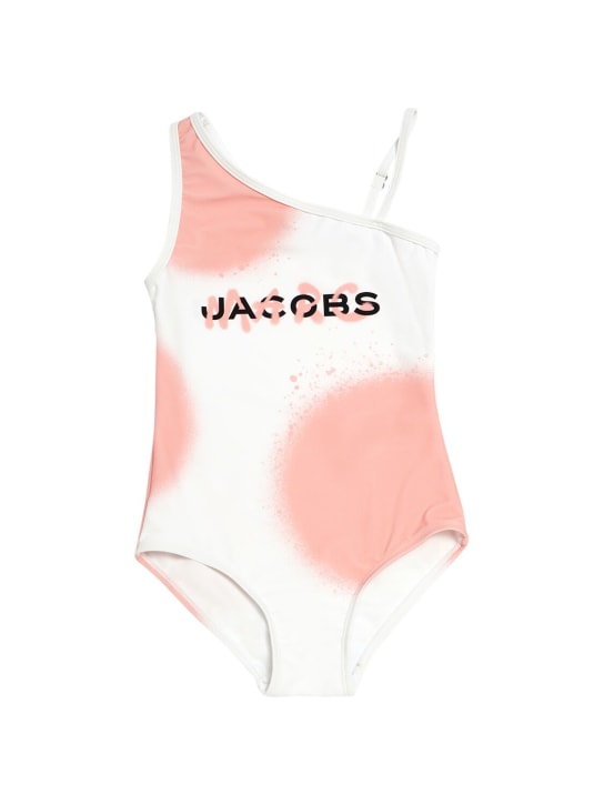 Marc Jacobs: Badeanzug mit Sprühfarbe - Rosa - kids-girls_0 | Luisa Via Roma