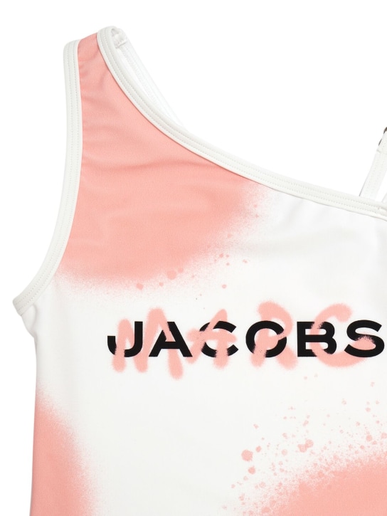 Marc Jacobs: Spray paint one piece swimsuit - Pink - kids-girls_1 | Luisa Via Roma