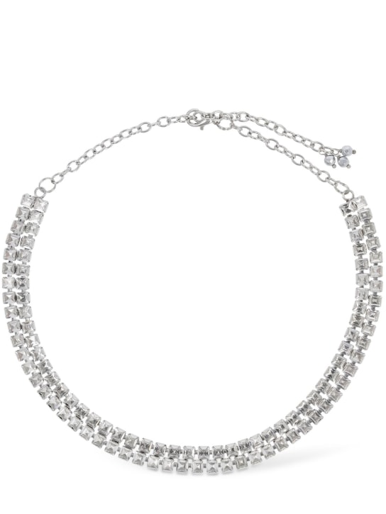 Rosantica: Halsband mit Kristallen „Vetro“ - Silber/Kristall - women_0 | Luisa Via Roma