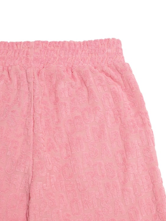 Marc Jacobs: Shorts de rizo de algodón - Rosa - kids-girls_1 | Luisa Via Roma