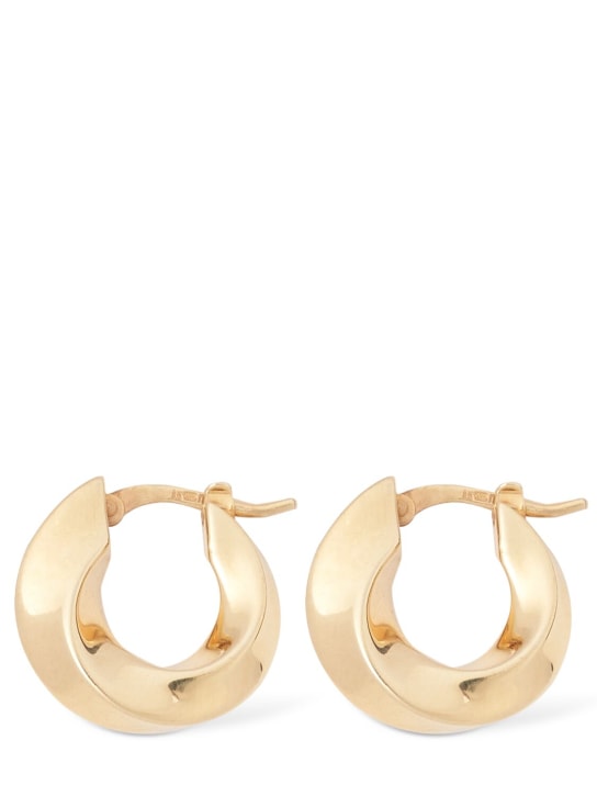 Bottega Veneta: Mini Essentials Twist sterling earrings - women_0 | Luisa Via Roma