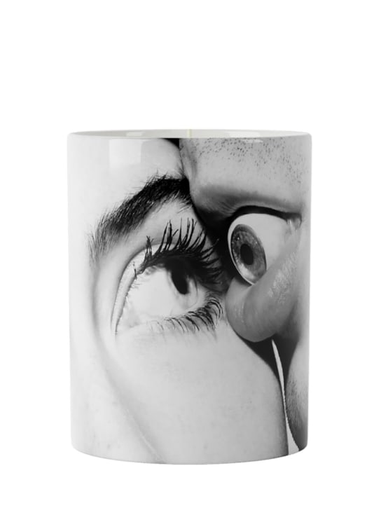 Toiletpaper Beauty: 200g Duftkerze „Eye & Mouth“ - Schwarz/Weiß - beauty-women_1 | Luisa Via Roma