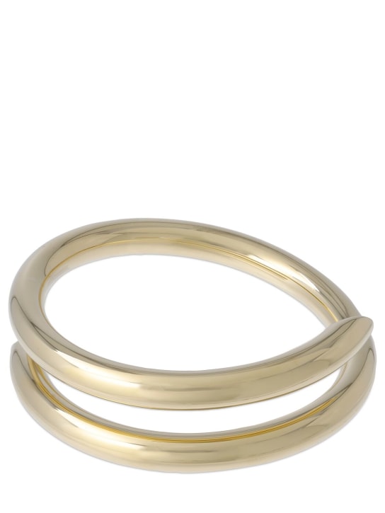 Jennifer Fisher: The Single Coil bangle bracelet - Gold - women_0 | Luisa Via Roma