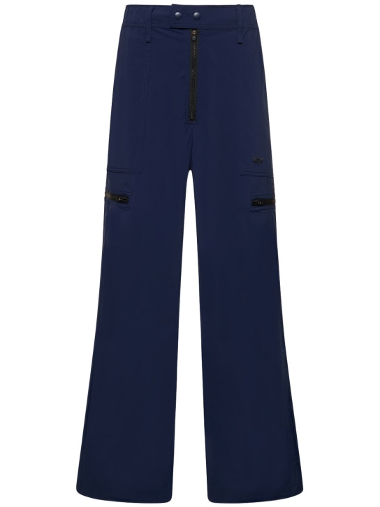 adidas Originals: Pantalones de techno reciclado - Collegiate Navy - women_0 | Luisa Via Roma