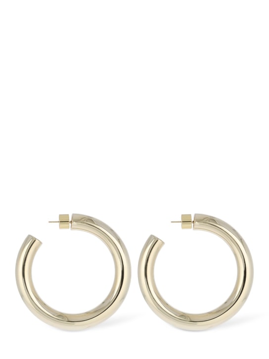 Jennifer Fisher: Jamma Baby hoop earrings - Gold - women_0 | Luisa Via Roma