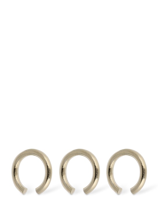 Jennifer Fisher: Set di 3 orecchini aperti Thread - Oro - women_0 | Luisa Via Roma