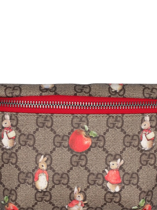 Gucci: GG supreme belt bag - Ebony/Multi - kids-girls_1 | Luisa Via Roma