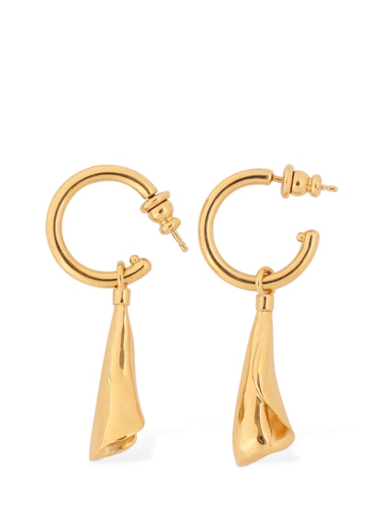 Chloé: Blooma pendant earrings - Bright Gold - women_1 | Luisa Via Roma
