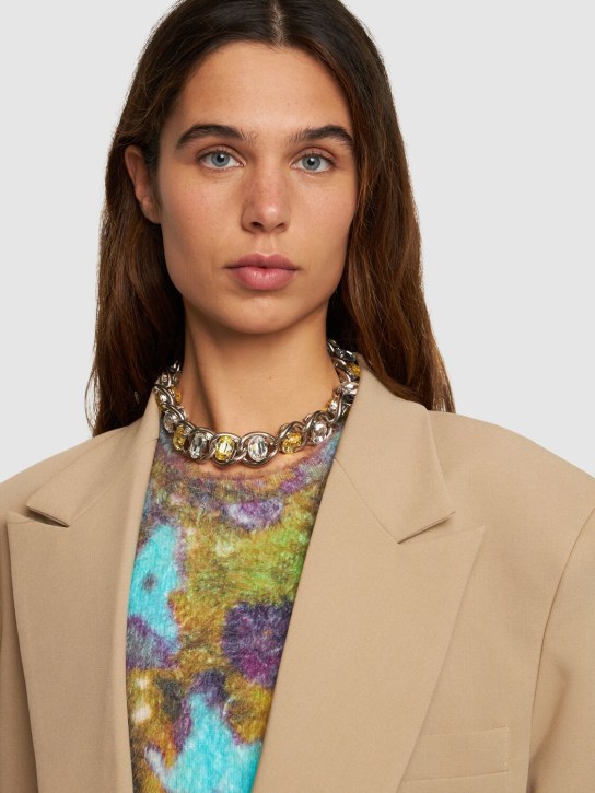 Marni: Crystal stone collar necklace - women_1 | Luisa Via Roma