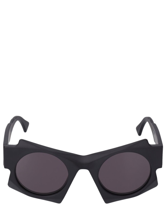 Kuboraum Berlin: U5 squared acetate sunglasses - Black - women_0 | Luisa Via Roma