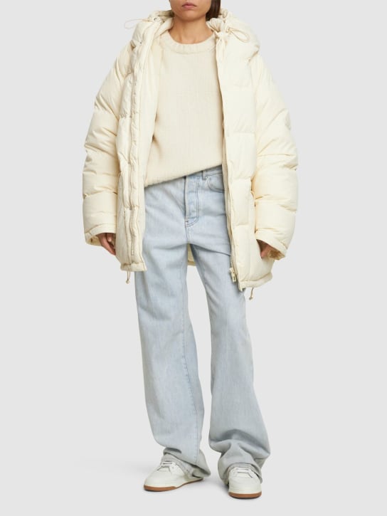 Marc Jacobs: Long down jacket - Off White - women_1 | Luisa Via Roma