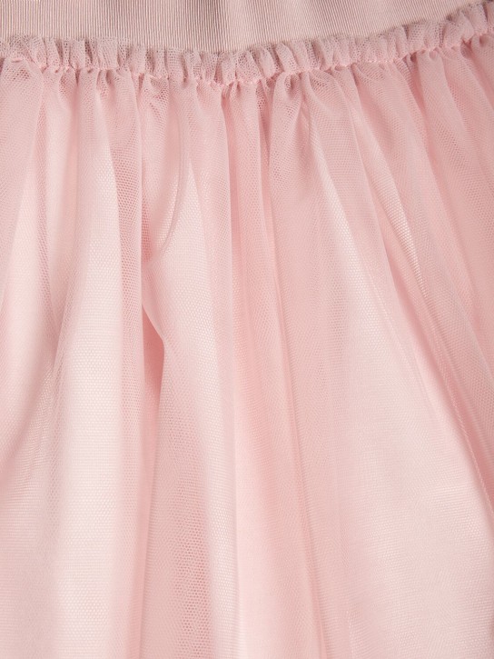 Il Gufo: Tulle & jersey skirt - Pink - kids-girls_1 | Luisa Via Roma