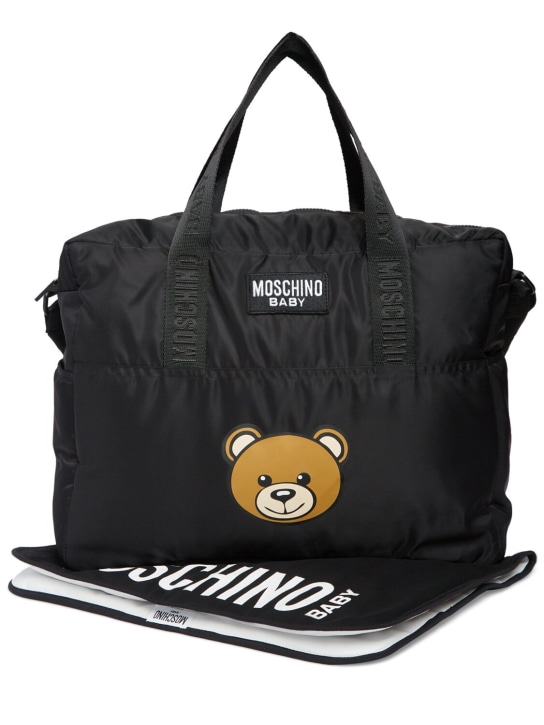 Moschino: Nylon changing bag & mat - kids-boys_0 | Luisa Via Roma
