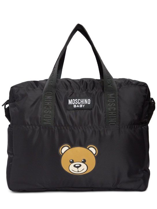 Moschino: Nylon changing bag & mat - kids-girls_1 | Luisa Via Roma