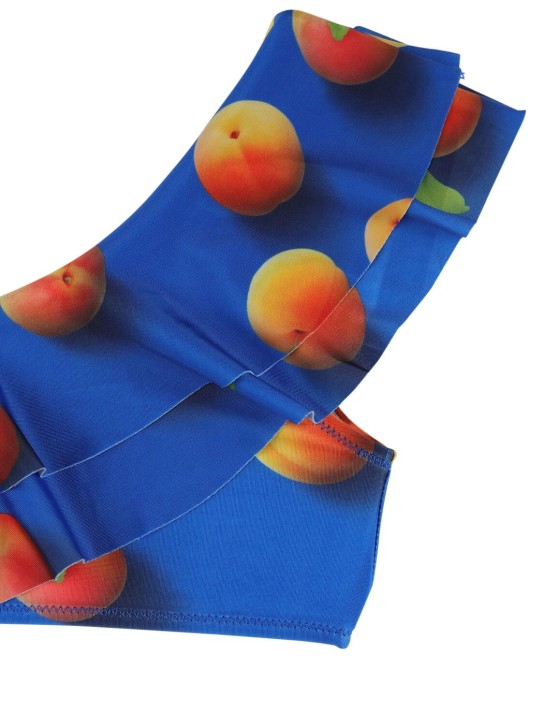 Molo: Apricot 프린트 리사이클 라이크라 비키니 수영복 - 블루 - kids-girls_1 | Luisa Via Roma