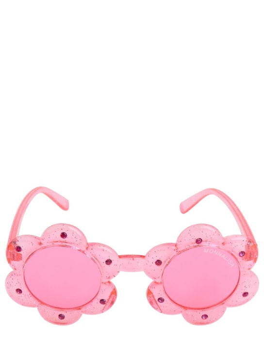 Monnalisa: Flower sunglasses - Pink - kids-girls_0 | Luisa Via Roma