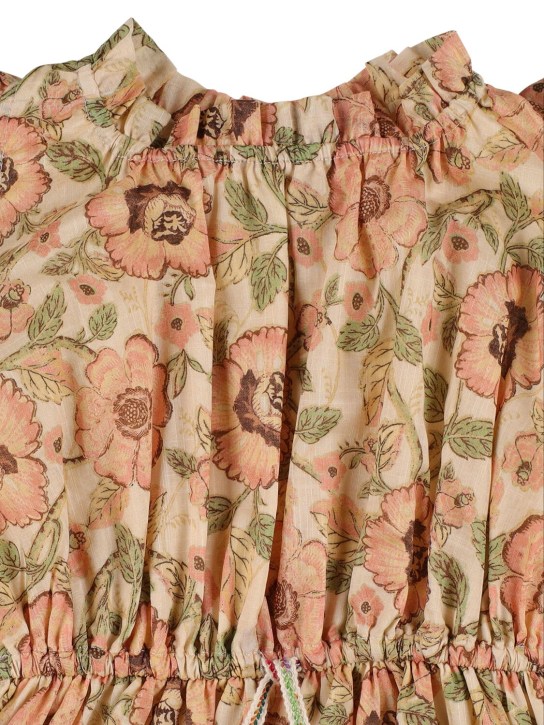 Zimmermann: Printed cotton muslin dress - Beige - kids-girls_1 | Luisa Via Roma