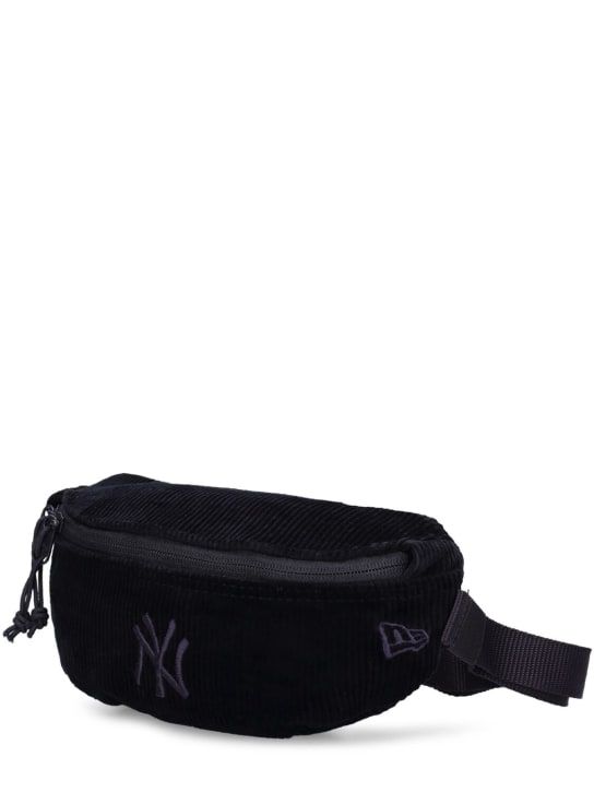 New Era: NY Yankess mini corduroy belt bag - Blue - men_1 | Luisa Via Roma