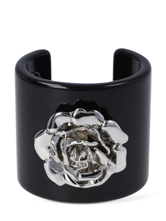 Blumarine: Rose cuff bracelet - women_0 | Luisa Via Roma