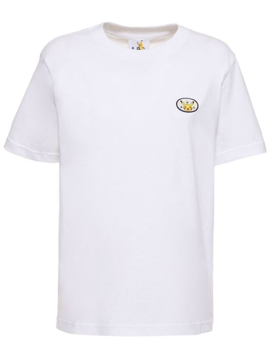 A.P.C.: T-Shirt aus Bio-Baumwolle  „A.P.C. x Pokémon“ - Weiß - women_0 | Luisa Via Roma