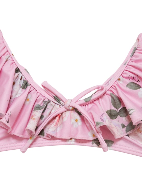 Monnalisa: Lycra bikini w/ ruffles - Multicolor - kids-girls_1 | Luisa Via Roma