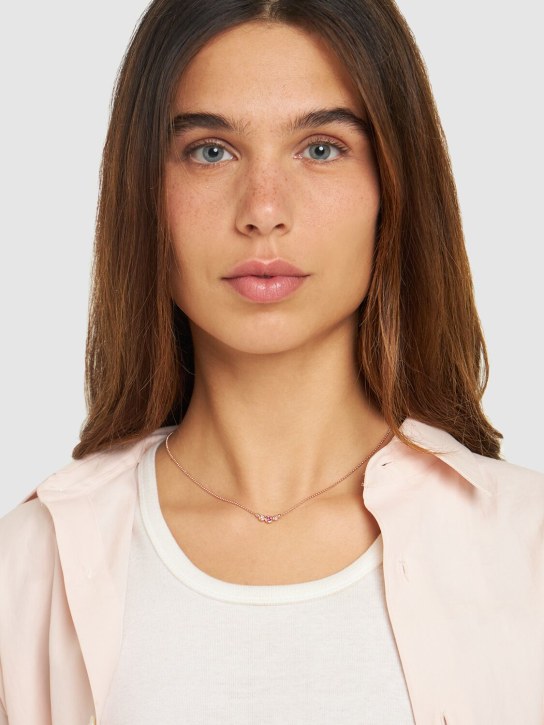 DoDo: Collar de oro rosa 9kt - Oro/Fucsia - women_1 | Luisa Via Roma