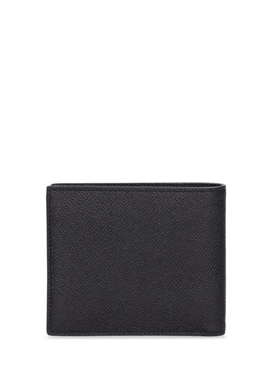 Tom Ford: Saffiano leather bifold wallet - Black - men_1 | Luisa Via Roma