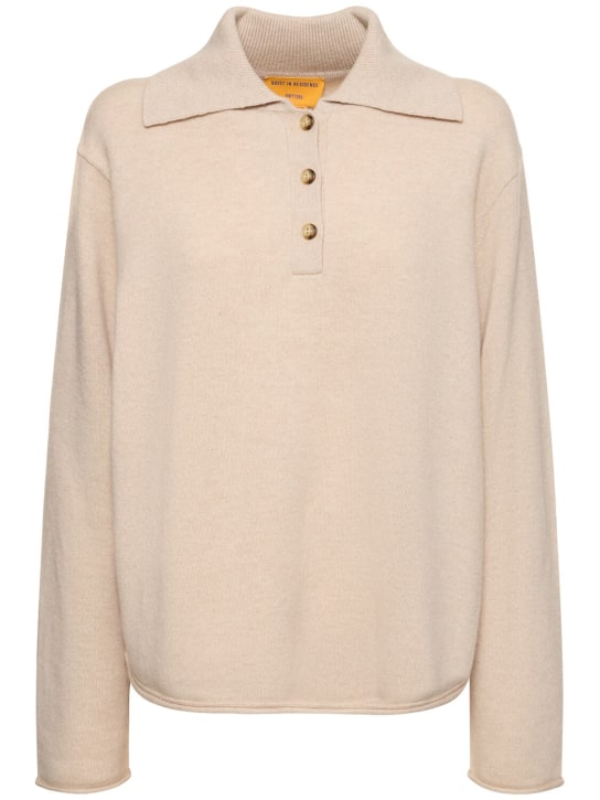 Guest In Residence: Polo Everyday in cashmere - Beige - women_0 | Luisa Via Roma
