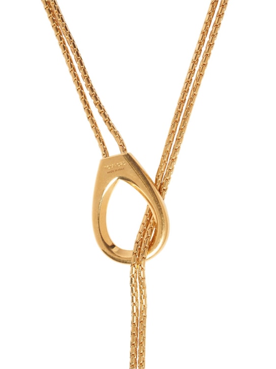 Tom Ford: Lange Halskette „Lariat“ - Vintage Gold - women_1 | Luisa Via Roma