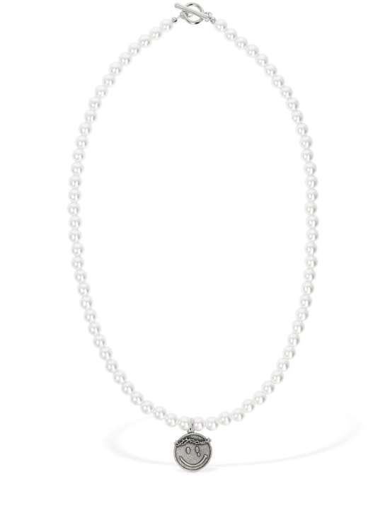 Someit: K.O.K imitation pearl necklace - Silver - men_0 | Luisa Via Roma