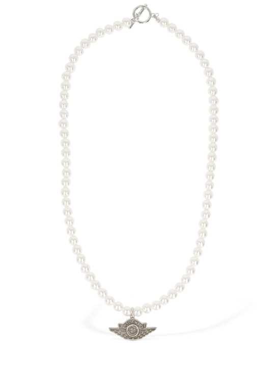Someit: J.X imitation pearl necklace - Silver - men_0 | Luisa Via Roma