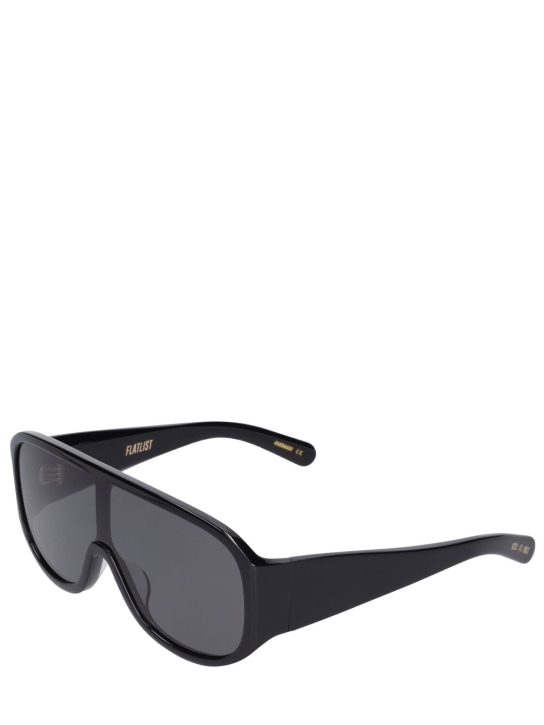 Flatlist Eyewear: Gafas de sol John Jovino - Solid Black - men_1 | Luisa Via Roma