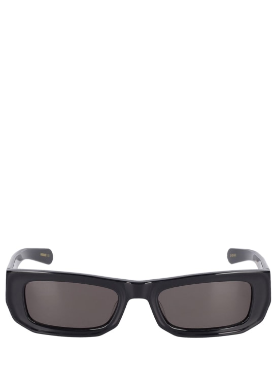 Flatlist Eyewear: Occhiali da sole Bricktop - Nero - men_0 | Luisa Via Roma