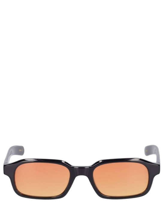 Flatlist Eyewear: Occhiali da sole Office Hanky - Nero - men_0 | Luisa Via Roma