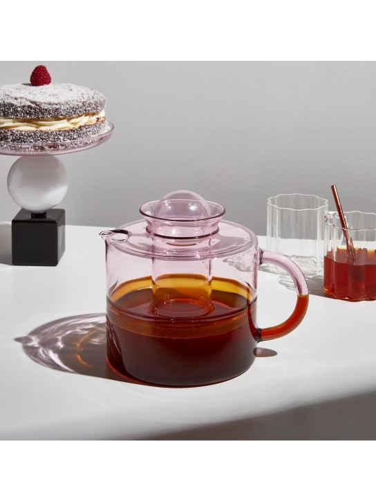 FAZEEK: Two-tone pink & amber tea pot - Pink/Orange - ecraft_1 | Luisa Via Roma
