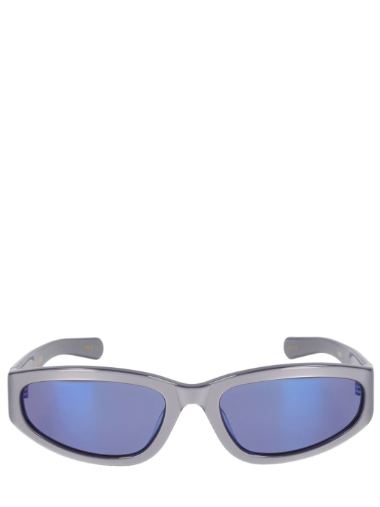 Flatlist Eyewear: Occhiali da sole Veneda Carter Daze - Metallic Silver - men_0 | Luisa Via Roma