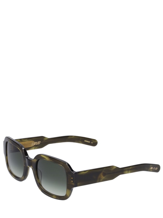 Flatlist Eyewear: Gafas de sol Tishkoff - Olive Horn - men_1 | Luisa Via Roma