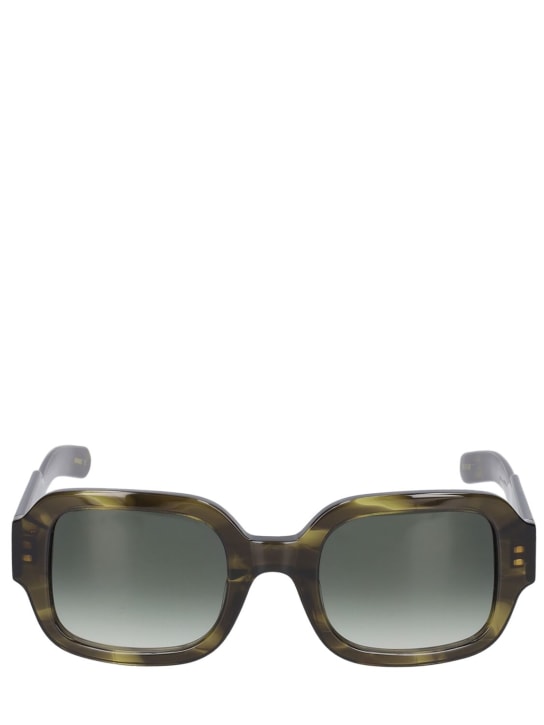 Flatlist Eyewear: Gafas de sol Tishkoff - Olive Horn - men_0 | Luisa Via Roma