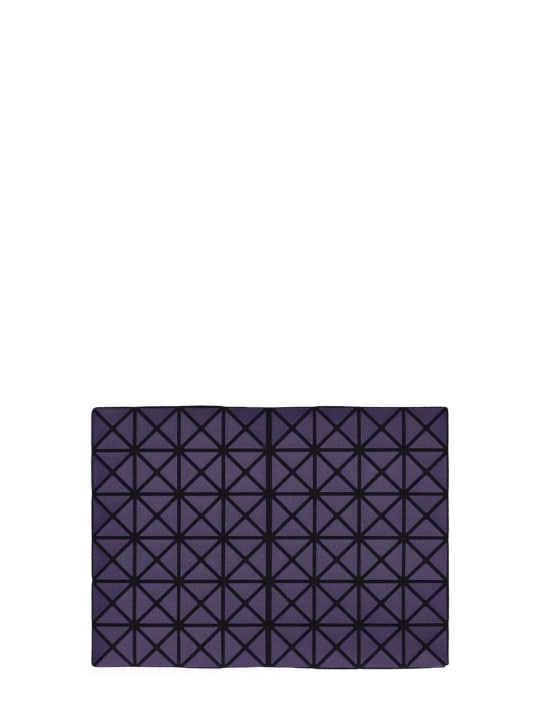 Bao Bao Issey Miyake: Oyster cotton wallet - Purple - men_1 | Luisa Via Roma