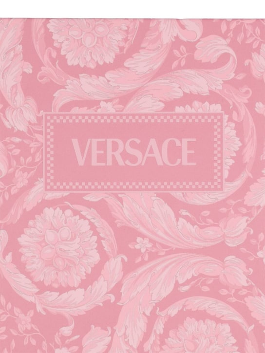 Versace: Barocco Renaissance notebook - Pink - ecraft_1 | Luisa Via Roma